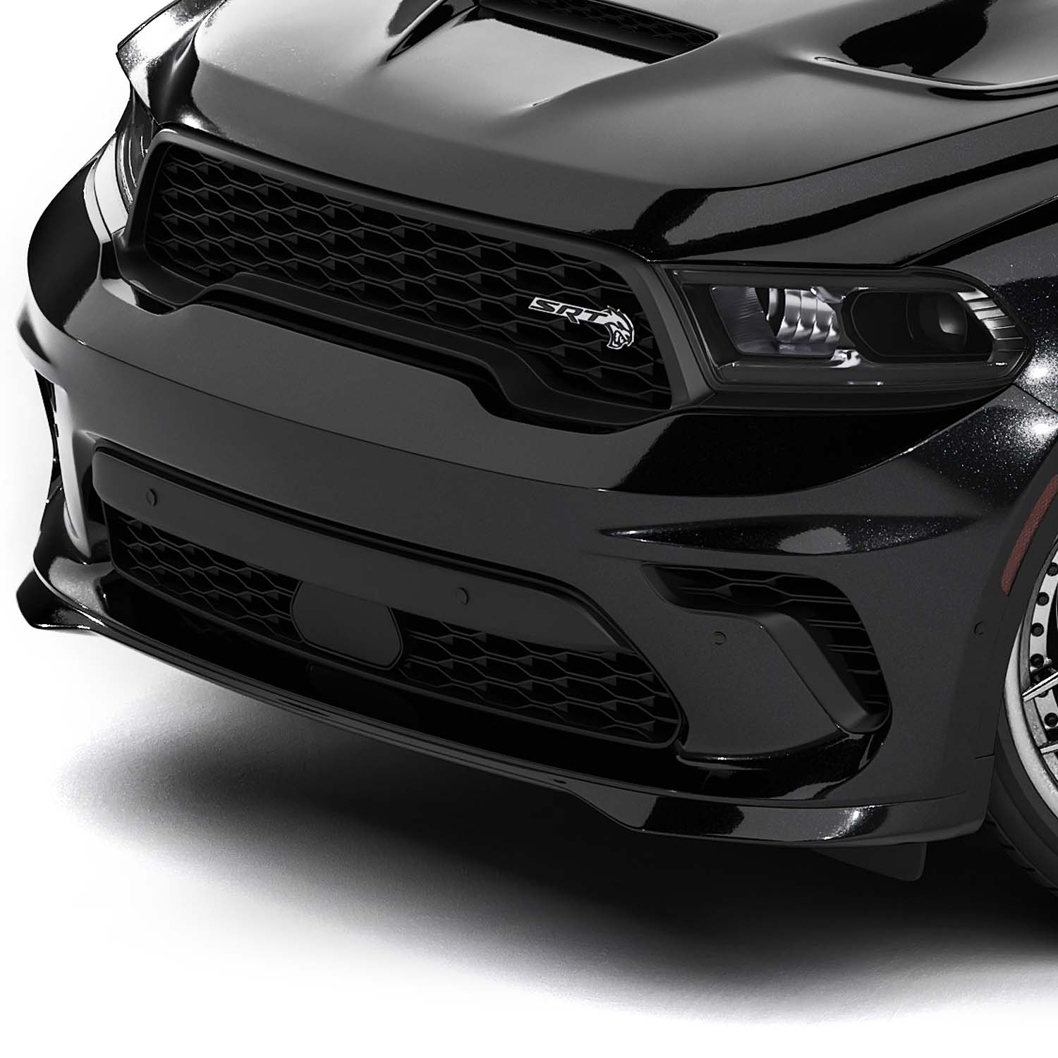 Vicrez Hellcat Style Front Lip vz102523| Dodge Durango RT, GT 2014-2025