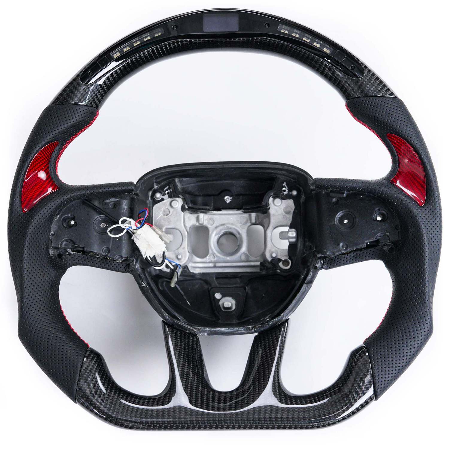 Vicrez Carbon Fiber Steering Wheel +LED Dash Display vz102334 | Chrysler 300C 20