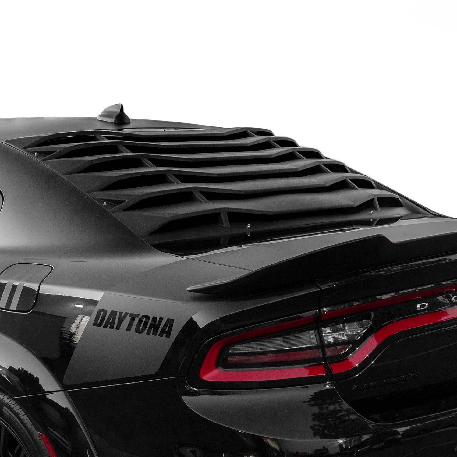 Vicrez LV Style Rear Window Louvers vz101677 | Dodge Charger 2011-2023
