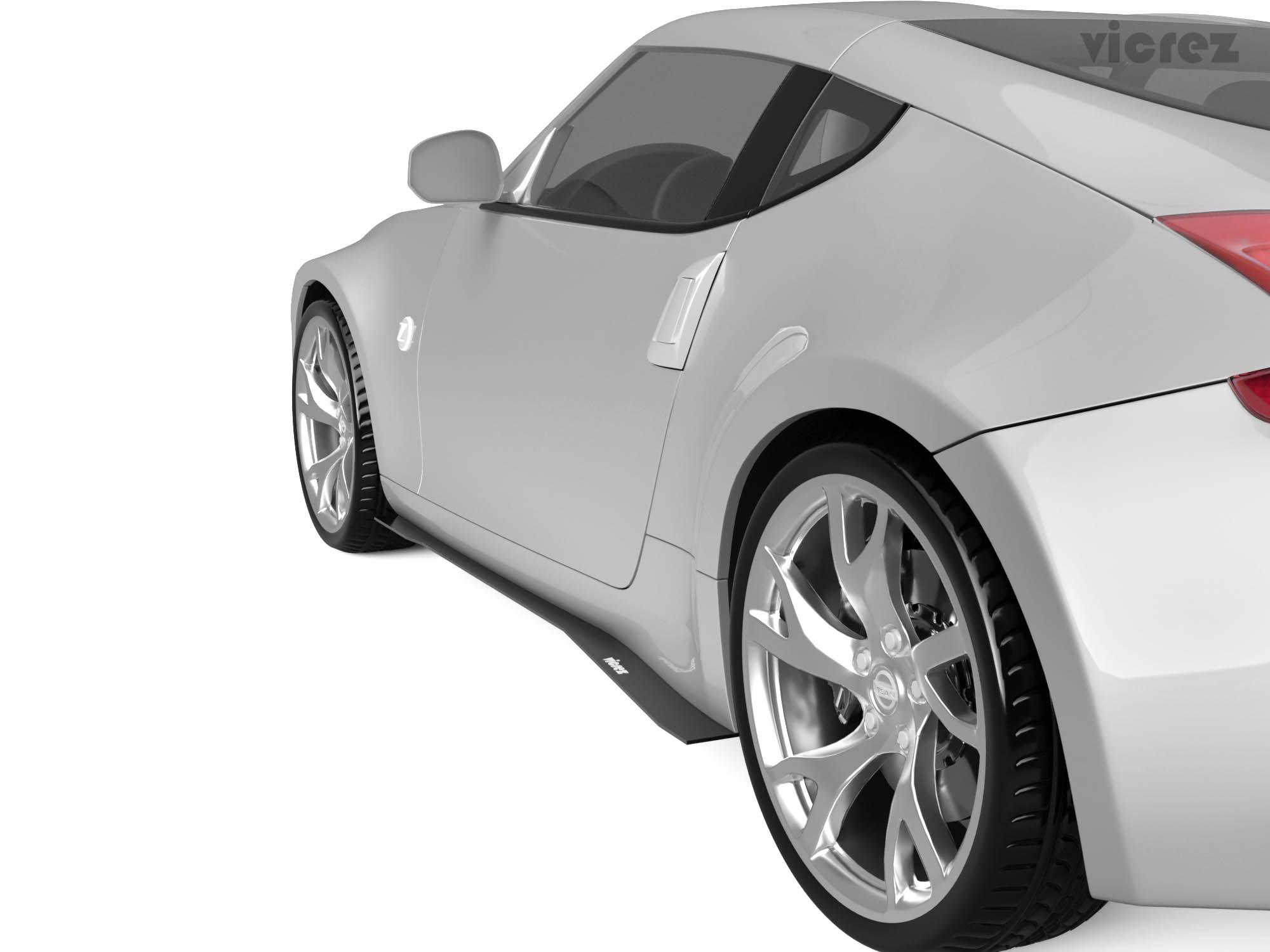 Vicrez Side Skirt Splitters vz100596 | Nissan 370z 2009-2020