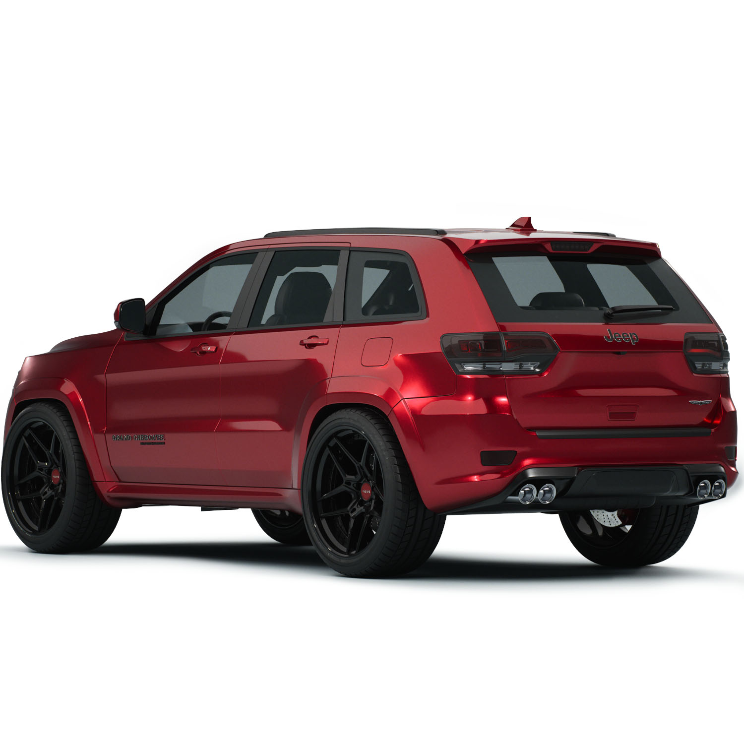 Vicrez Rocker Panels Trackhawk SRT Style vz101919 | Jeep Grand