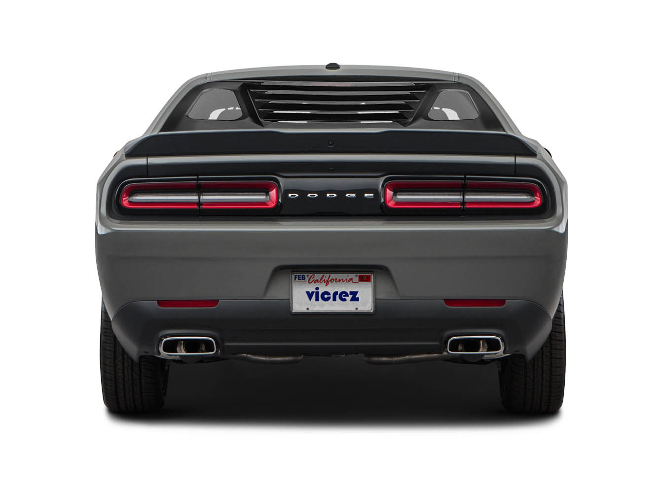 Vicrez RS Style Rear Window Louvers vz101684 | Dodge Challenger 2008-2023