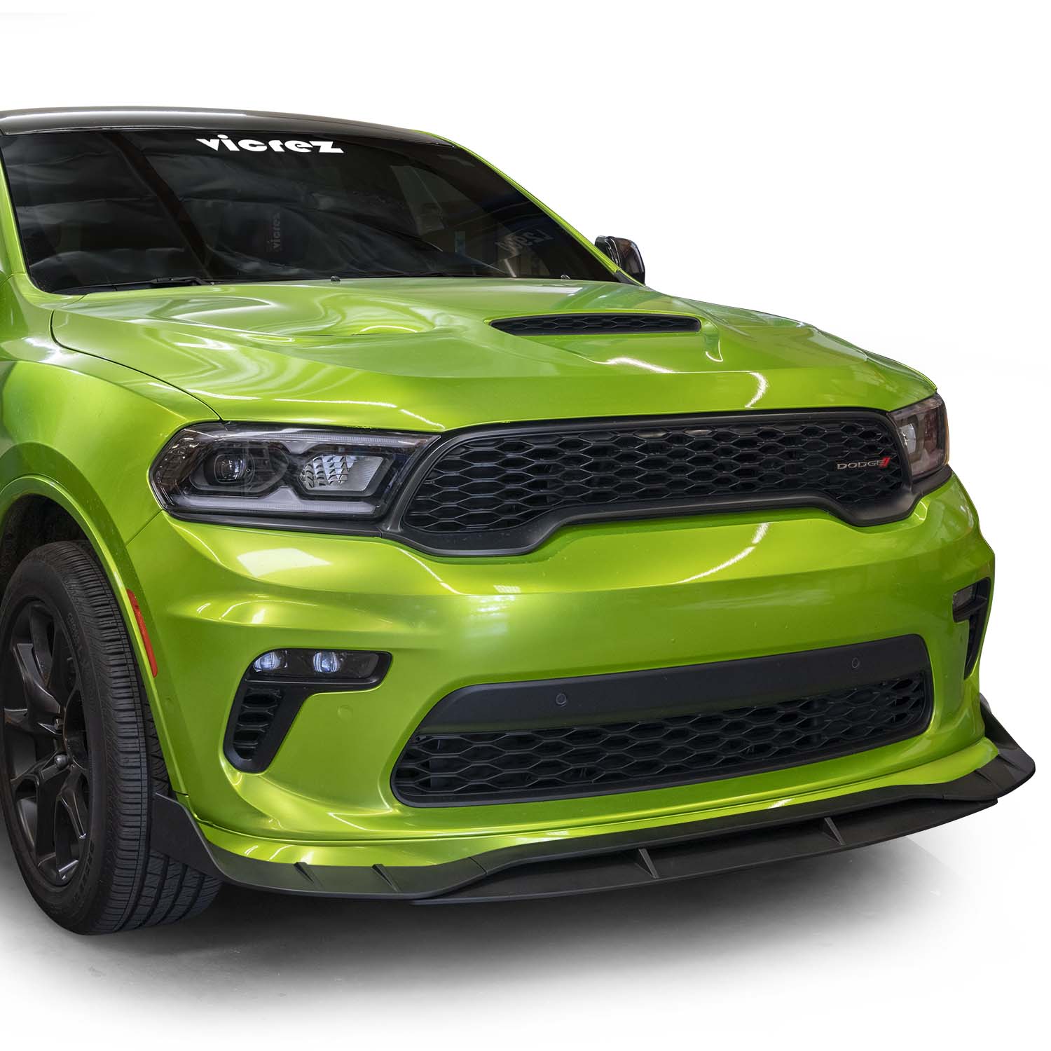 Vicrez V3R Style Front Lip vz102522 | Dodge Durango Hellcat 2014-2025