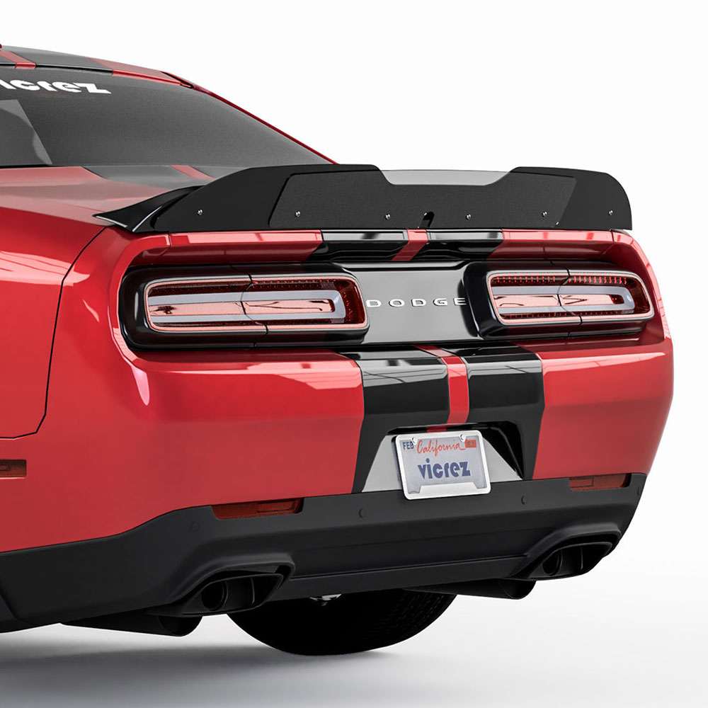 Vicrez V3R Wicker Bill Add-On vz101498 | Dodge Challenger 2015-2023