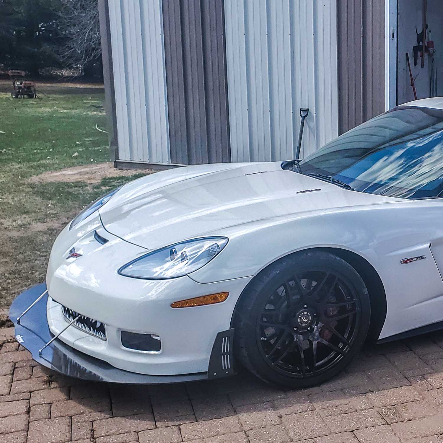 Vicrez VR3 Front Bumper Lip Splitter vz102109 | Chevrolet Corvette C6 Z06 2005–2