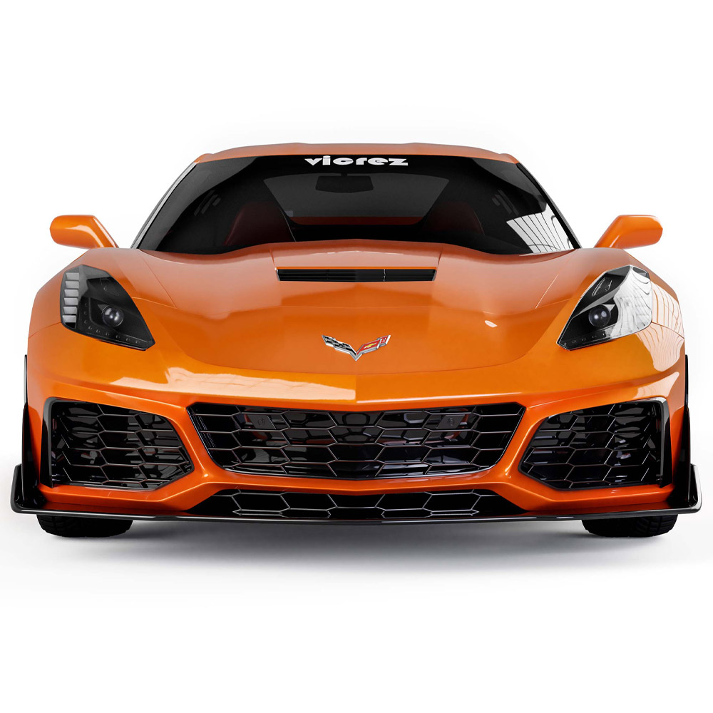 Vicrez VZR1 Style Front Bumper vz101478 | Chevrolet Corvette C7 2014-2019
