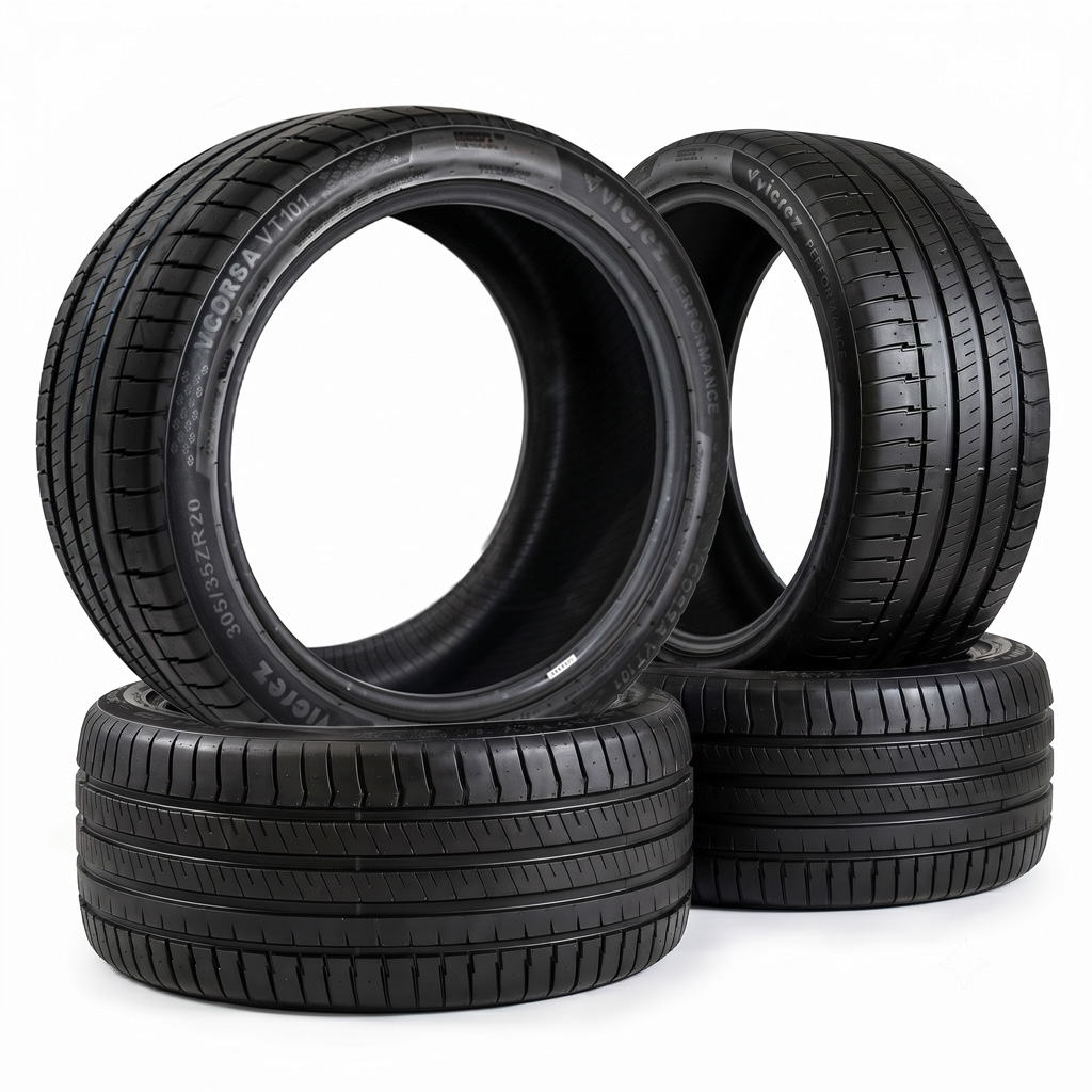 Vicrez VCORSA Staggered Tire Package - 245/30ZR20 Front / 275